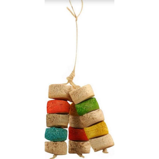 Chiquito Bird Kabob Φυσικό παιχνίδι παπαγάλου με πολλά κομμάτια έγχρωμης θρυμματιζόμενης αγαύης. Chiquito Bird Kabob Φυσικό παιχνίδι παπαγάλου με πολλά κομμάτια έγχρωμης θρυμματιζόμενης αγαύης.