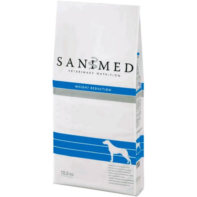 Sanimed πλήρης τροφή σκύλου ιδανική για τη μείωση του υπερβολικού βάρους ή της παχυσαρκίας