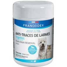Francodex  Μαντιλάκια κατά των  λεκέδων δακρύων γαι σκύλους και γάτες 50τμχ