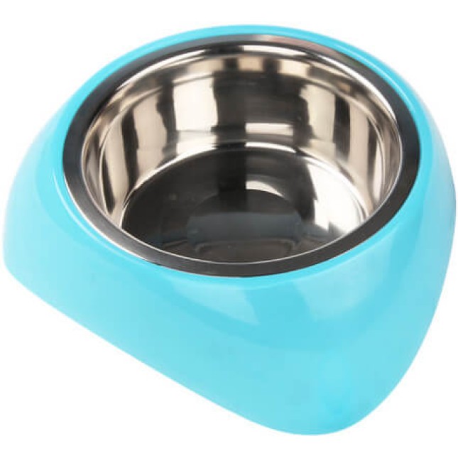 Pawise Μπολ inox με πλαστική βάση 750ml M Pawise Μπολ inox με πλαστική βάση 750ml M