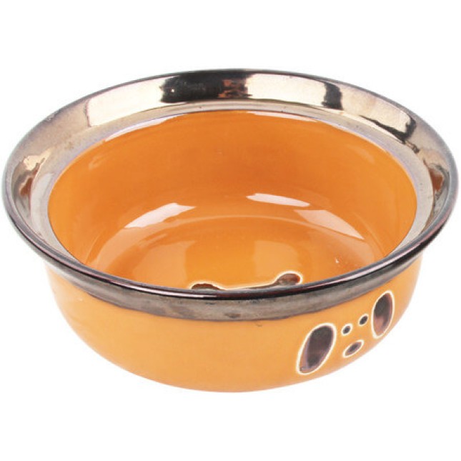 Pawise Gold Κεραμικό Μπολ 1100ml Χρυσό Pawise Gold Κεραμικό Μπολ 1100ml Χρυσό