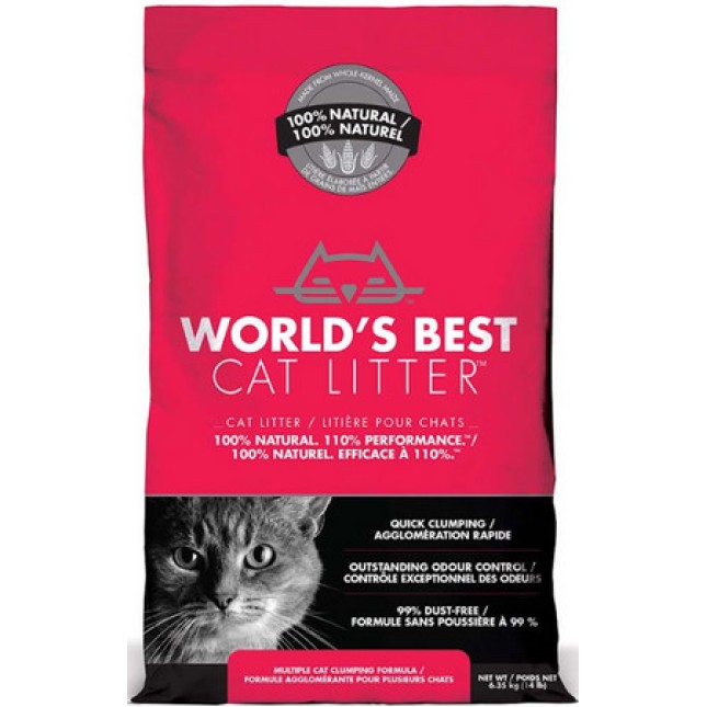 World's Best Cat Litter Multiple ιδανική για σπίτια με δύο ή περισσότερες γάτες