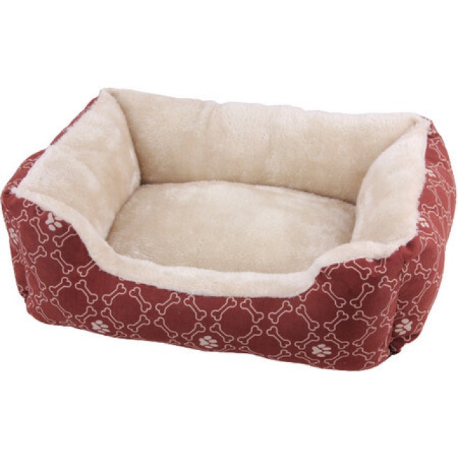 Pawise Τετράγωνο Κρεββάτι Σκύλου red(wine) 63.5x53cm Pawise Τετράγωνο Κρεββάτι Σκύλου red(wine) 63.5x53cm