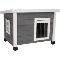 Kerbl Σπίτι Rustica λευκό-γκρι 57x45x43cm