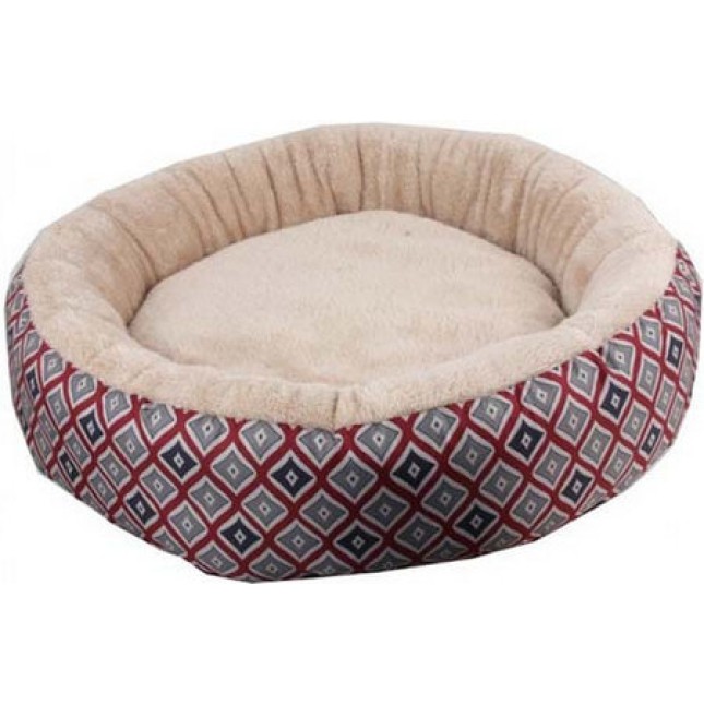 Pawise Στρογγυλό Κρεββάτι Σκύλου κόκκινο 63.5x63.5cm Pawise Στρογγυλό Κρεββάτι Σκύλου κόκκινο 63.5x63.5cm