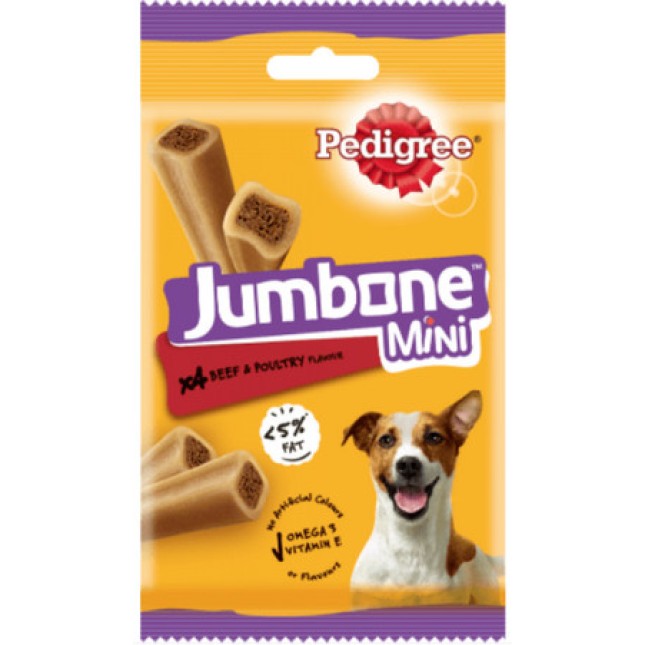 Pedigree jumbone μοσχάρι-πουλερικά small 4τεμ Pedigree jumbone μοσχάρι-πουλερικά small 4τεμ