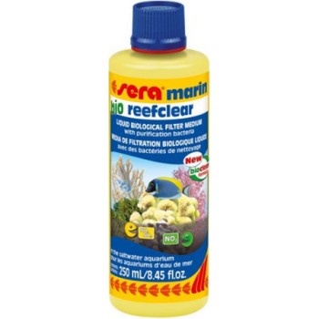 Sera marin bio reefclear βελτιωτικό νερού όπου διασπά αμμωνία & νιτρώδη στο θαλασσινό ενυδρείο 250ml Sera marin bio reefclear βελτιωτικό νερού όπου διασπά αμμωνία & νιτρώδη στο θαλασσινό ενυδρείο 250ml