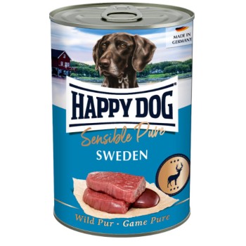 Happy Dog κονσέρβα χωρίς δημητριακά, χωρίς σόγια, χωρίς προσθήκη ζάχαρης με ελάφι