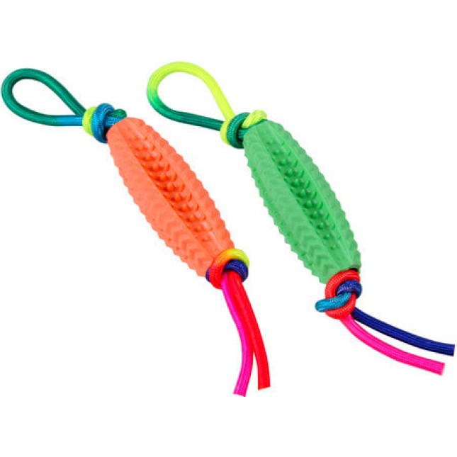 Παιχνίδι Σκύλου Colorful Stick με σχοινί κατάλληλο για την εκπαίδευση και την ενδυνάμωση των δοντιών