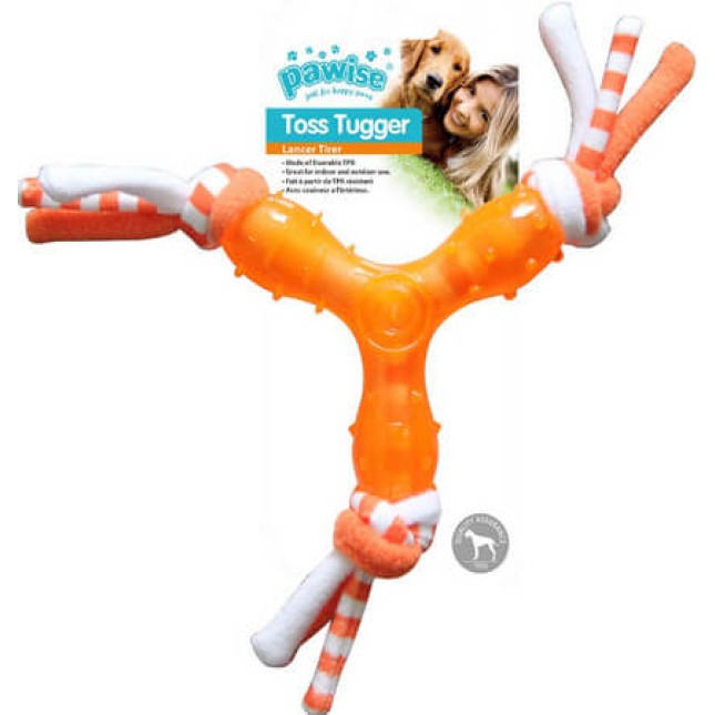 Pawise Παιχνίδι Σκύλου Toss Tugger για να παίξει και ταυτόχρονα να καθαρίσει τα δόντια του 24cm Pawise Παιχνίδι Σκύλου Toss Tugger για να παίξει και ταυτόχρονα να καθαρίσει τα δόντια του 24cm
