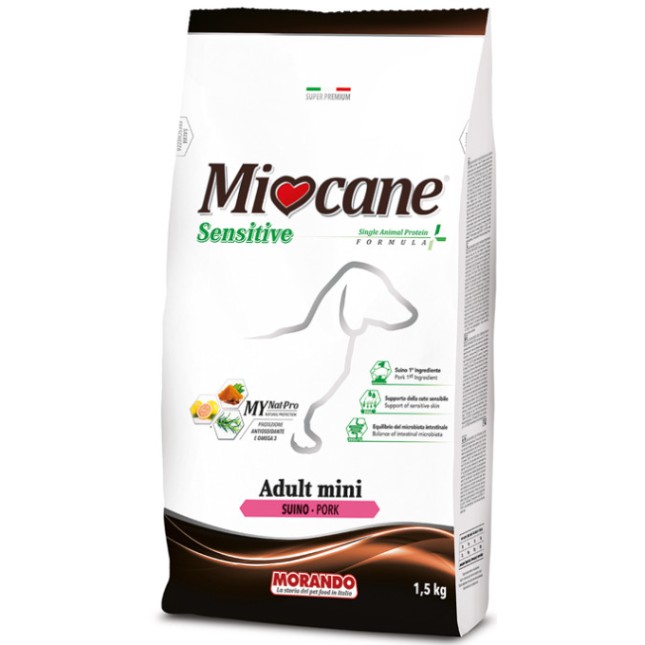 Morando Miocane για μικρόσωμα ενήλικα σκυλιά με ευαίσθητο δέρμα και έντερο Morando Miocane για μικρόσωμα ενήλικα σκυλιά με ευαίσθητο δέρμα και έντερο
