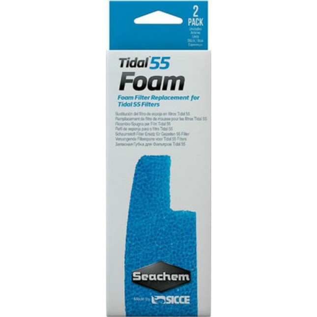 Seachem Tidal 55 σφουγγάρι (2τεμ) 0.059kg Seachem Tidal 55 σφουγγάρι (2τεμ) 0.059kg