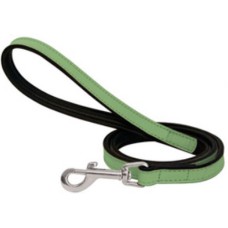 Gloria Πράσινος δερμάτινος οδηγός Padded soft από ανθεκτικό υλικό για βόλτα με τον σκύλο σας