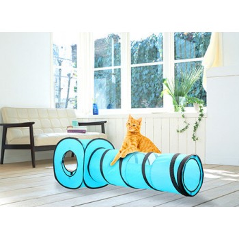 Pawise Τούνελ και Κύβος Διασκέδασης Pop up 2 σε 1 για τις γάτες να περνούν χρόνο μόνες στο σπίτι Pawise Τούνελ και Κύβος Διασκέδασης Pop up 2 σε 1 για τις γάτες να περνούν χρόνο μόνες στο σπίτι