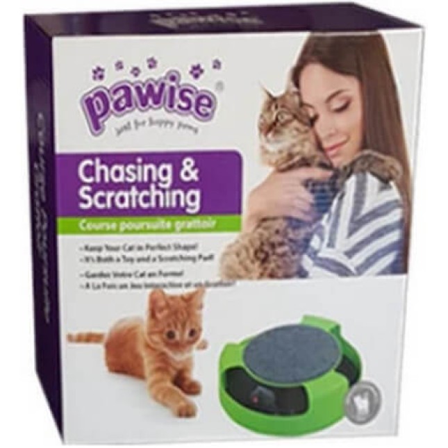 Pawise Εκπαιδευτικό Παιχνίδι Γάτας Chasing & Scratching μπορεί να εκπαιδεύσει τα φυσικά της ένστικτα Pawise Εκπαιδευτικό Παιχνίδι Γάτας Chasing & Scratching μπορεί να εκπαιδεύσει τα φυσικά της ένστικτα