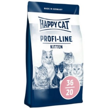 Happy Cat πλήρης διατροφή με πουλερικά και σολομό για γατάκια από την 4η εβδ. έως και τον 12ο μήνα