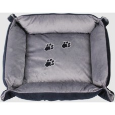 Pawise Κρεβατάκι Pet Bed with Paws 64.5x56.5x7.5cm Μπλε Γκρι