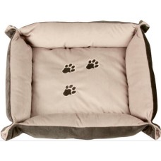 Pawise Κρεβατάκι Pet Bed with Paws 64.5x56.5x7.5cm Καφέ Μπέζ