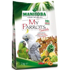 Manitoba Πλήρης τροφή για για μεγάλους και μεσαίου παπαγάλους υψηλή θρεπτική αξίας