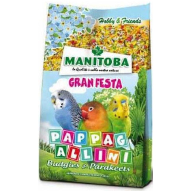 Manitoba πλήρης τροφή για μικρά παπαγαλάκια (buggies, lovebirds, cockatiels κ.λπ.) Manitoba πλήρης τροφή για μικρά παπαγαλάκια (buggies, lovebirds, cockatiels κ.λπ.)