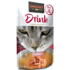 Leonardo πόσιμη συμπληρωματική τροφή για ενήλικες γάτες με κρέας βοδινού και κοτόπουλου 40gr