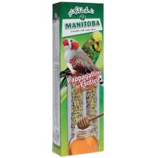 Manitoba Stick για παπαγαλάκια, εξωτικά πουλιά και καρδερίνες με μέλι 60gr 2 τεμάχια Manitoba Stick για παπαγαλάκια, εξωτικά πουλιά και καρδερίνες με μέλι 60gr 2 τεμάχια