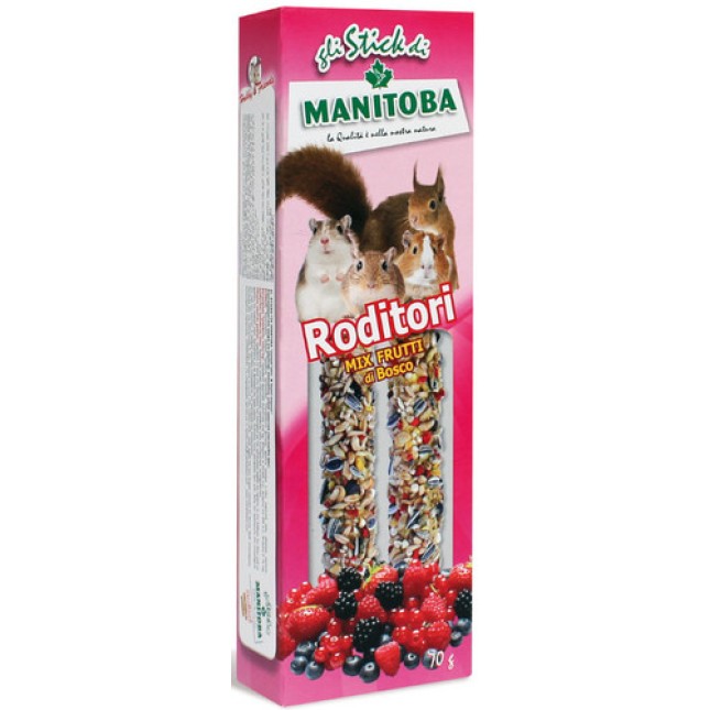 Manitoba Stick για τρωκτικά με ανάμεικτα μούρα 70gr 2 τεμάχια