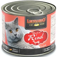 Leonardo κονσέρβα πατέ για γάτες με βοδινό 200g Leonardo κονσέρβα πατέ για γάτες με βοδινό 200g