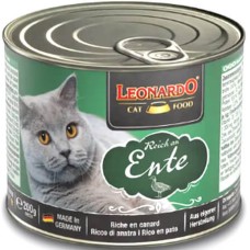 Leonardo κονσέρβα πατέ για γάτες με πάπια 200g Leonardo κονσέρβα πατέ για γάτες με πάπια 200g