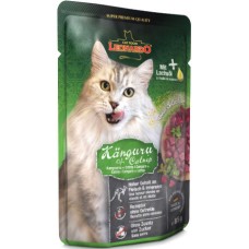 Leonardo υγρή τροφή για γάτες σε φακελάκι προσεκτικά μαγειρεμένο με καγκουρό & catnip 85gr