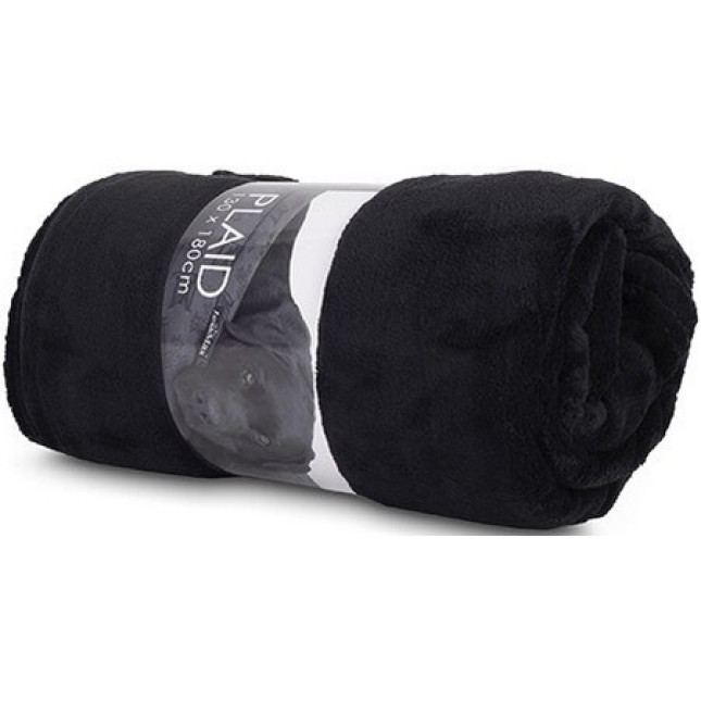 Lex & Max κουβέρτα fleece για ατελείωτο χουζούρι για το μικρό σας τετράποδο 130x180 μαύρη