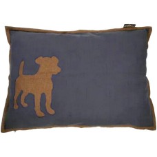 Lex & Max μαξιλάρα rectangle dog για τον τετράποδο φίλο σας 100x70cm σκούρο μπλε