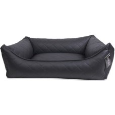 Lex & Max κρεβάτι σκύλου basket απο οικολογικό δέρμα 90x70cm μαύρο