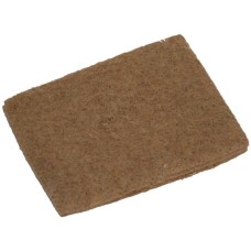 Sisal Fibre Juta τσόχα παραλληλόγραμμη 10x13cm 1τμχ