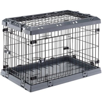 Ferplast Πτυσσόμενο κλουβί μεταφοράς μαύρο 75 77 x 51 x h55 cm Ferplast Πτυσσόμενο κλουβί μεταφοράς μαύρο 75 77 x 51 x h55 cm