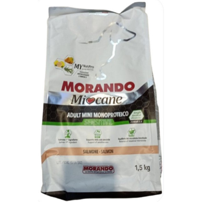 Morando Miocane για ενήλικα μικρόσωμα σκυλιά με σολομό 1,5kg