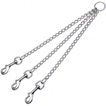 Gloria οδηγός αλυσίδα για 3 σκύλους 38cm X 3mm Gloria οδηγός αλυσίδα για 3 σκύλους 38cm X 3mm