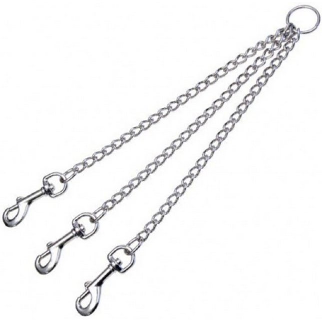 Gloria οδηγός αλυσίδα για 3 σκύλους 38cm X 3mm Gloria οδηγός αλυσίδα για 3 σκύλους 38cm X 3mm