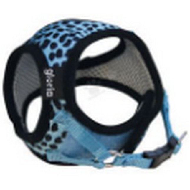 Gloria σαμάρι ολόσωμο νάυλον leopard γαλάζιο S 25-33cm Gloria σαμάρι ολόσωμο νάυλον leopard γαλάζιο S 25-33cm