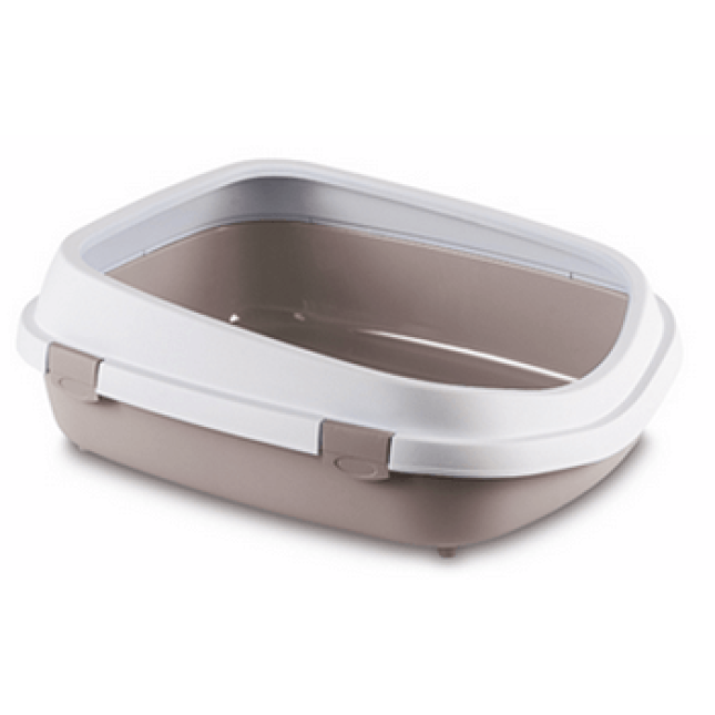 Stefanplast λεκάνη γάτας με καπάκι queen Stefanplast λεκάνη γάτας με καπάκι queen