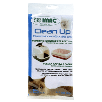 Imac clean up σακούλες για λεκάνη γάτας