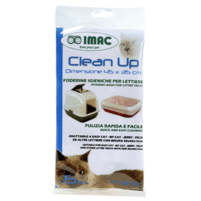 Imac clean up σακούλες για λεκάνη γάτας