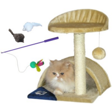 Ονυχοδρόμιο cat playing set no1 περιέχει καλάμι και δύο ποντικάκια. 48cm