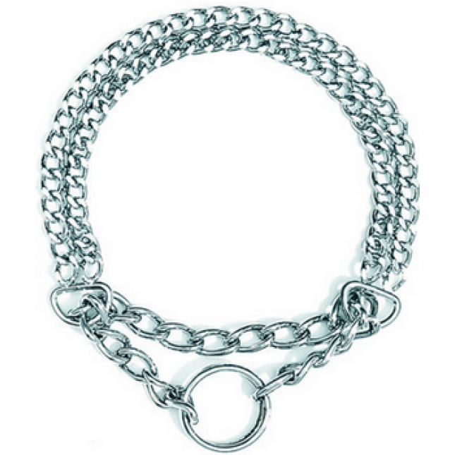Dogness πνίχτης διπλή αλυσίδα Νο2 2,5mm x 46cm Dogness πνίχτης διπλή αλυσίδα Νο2 2,5mm x 46cm