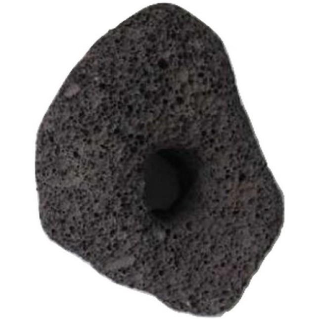 Φυσική πέτρα λάβα με τρύπα