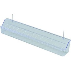 2GR Ταΐστρα εσωτερική διάφανη για κλούβες 39x5,5x6,5cm 2GR Ταΐστρα εσωτερική διάφανη για κλούβες 39x5,5x6,5cm