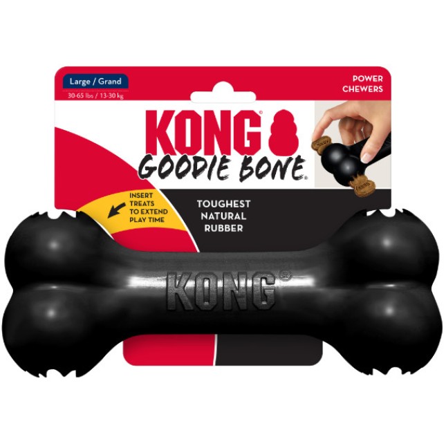 Kong κόκκαλο από φυσικό μαύρο καουτσούκ lg 21.5cm Kong κόκκαλο από φυσικό μαύρο καουτσούκ lg 21.5cm