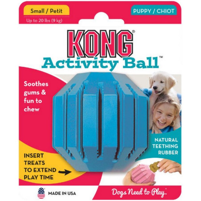 Kong μπάλα για κουτάβια activity md