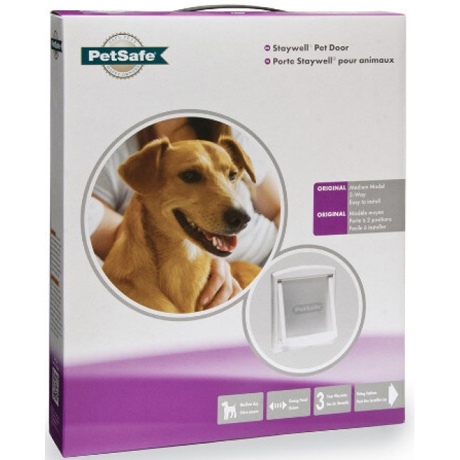 Petsafe πόρτα γάτας λευκή απλή 28x24cm