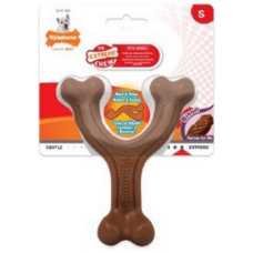 Nylabone κόκκαλο για δυνατούς μασητές γεύση βίσωνα S